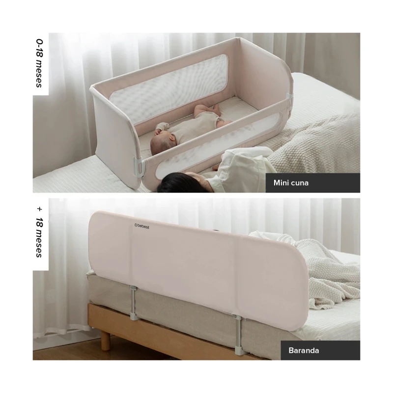 Bebesit Baranda de Cama y Colecho Plegable 2en1