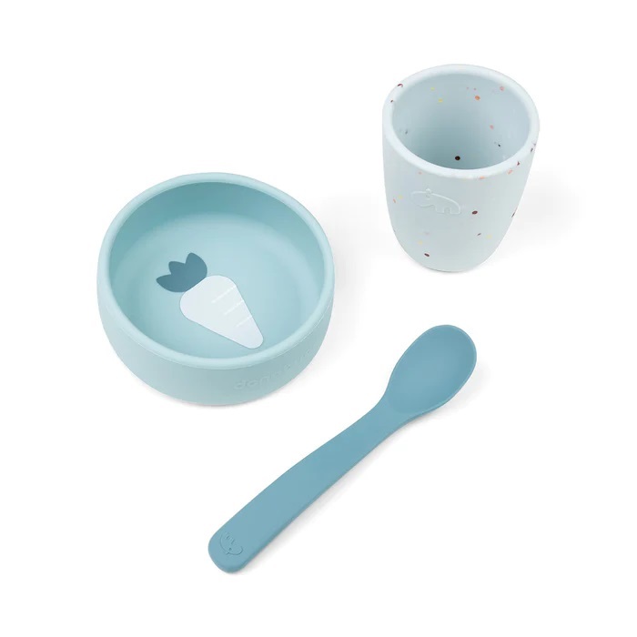 DoneByDeer Silicone Set Primer Alimento Blue