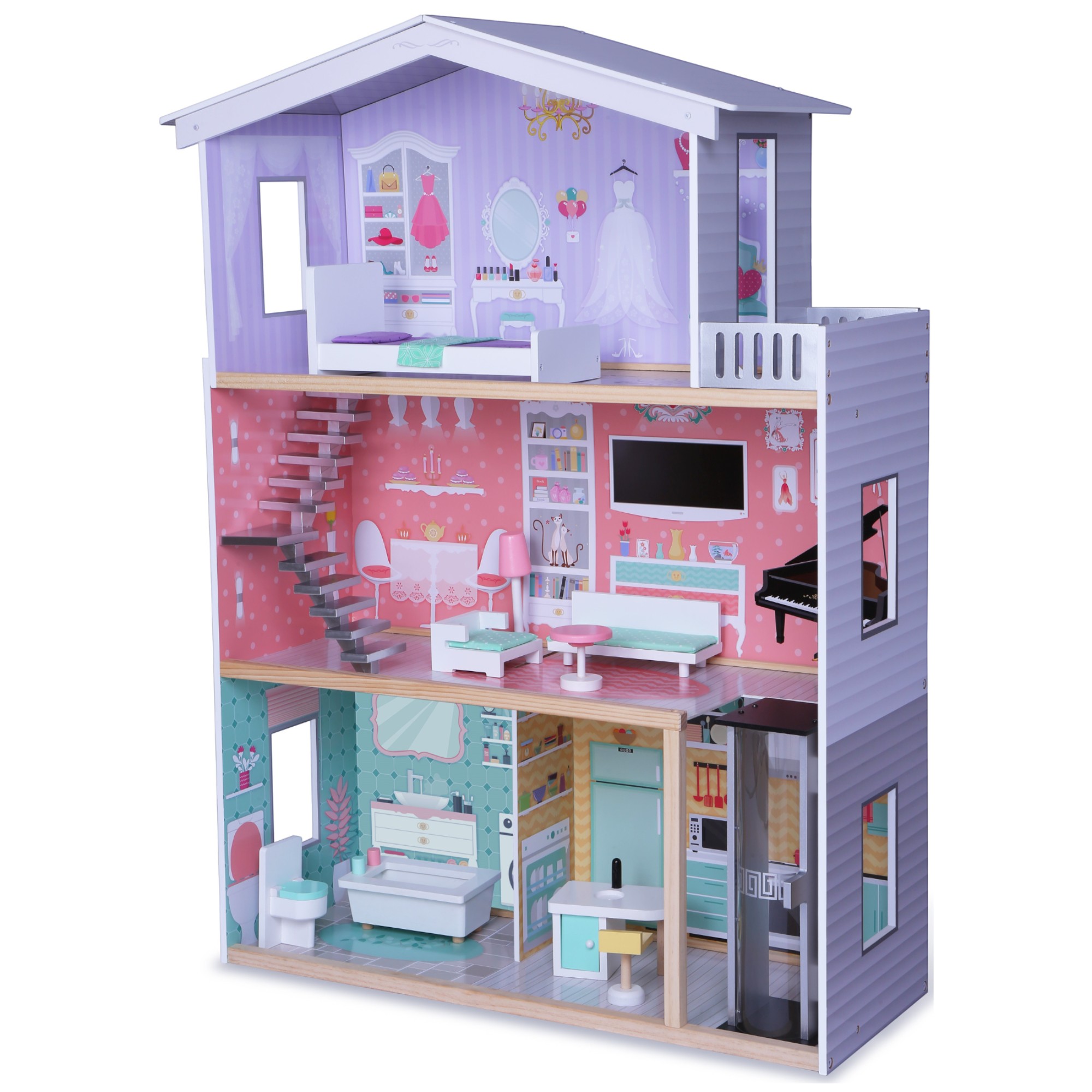 Edu Fun Casita de Muñecas Merida Extra Grande
