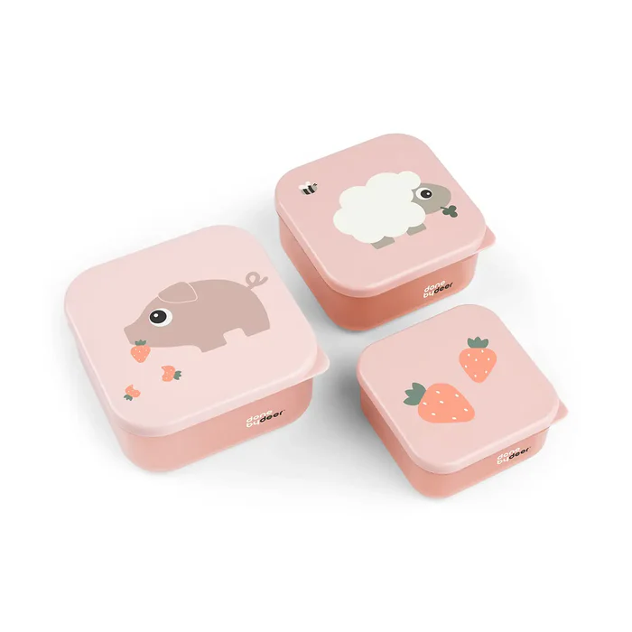DoneByDeer Contenedores 3 pk Granja Rosa