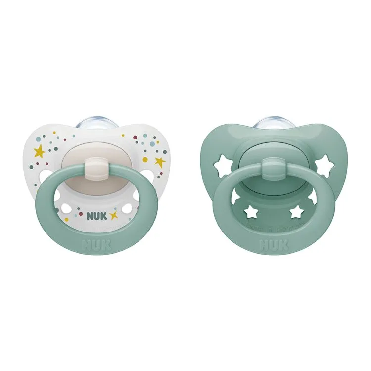 Nuk Chupete Silicona Signature Varón T1 x2