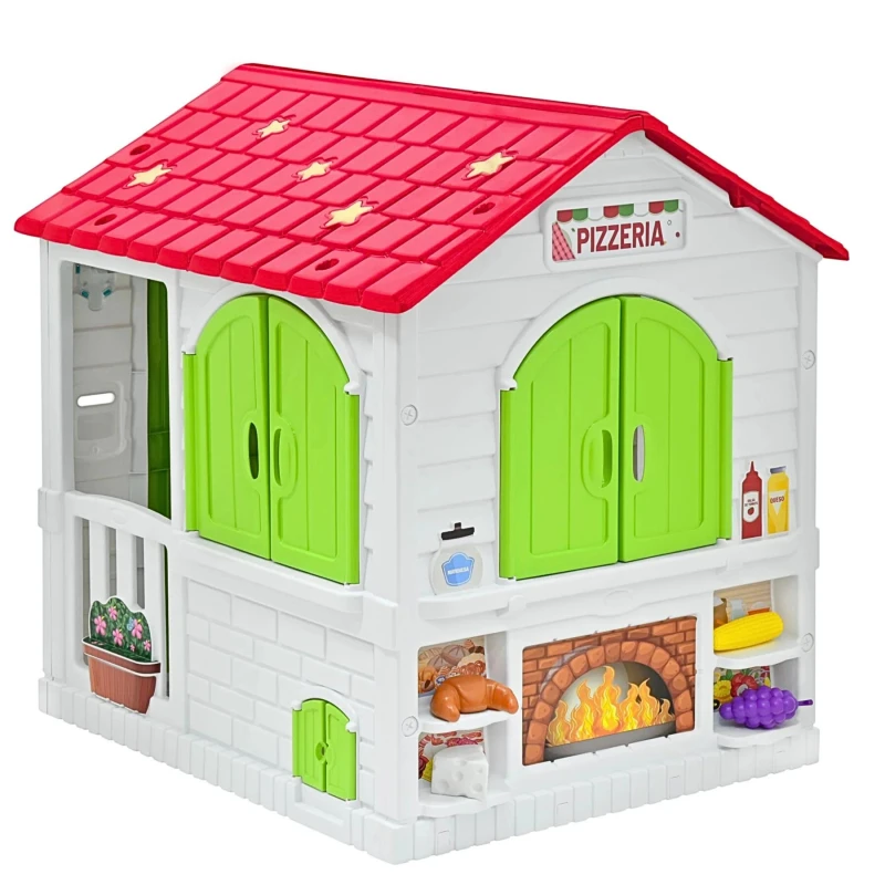 Bebesit Casa de Jardín y Mercado 2en1 Playhouse