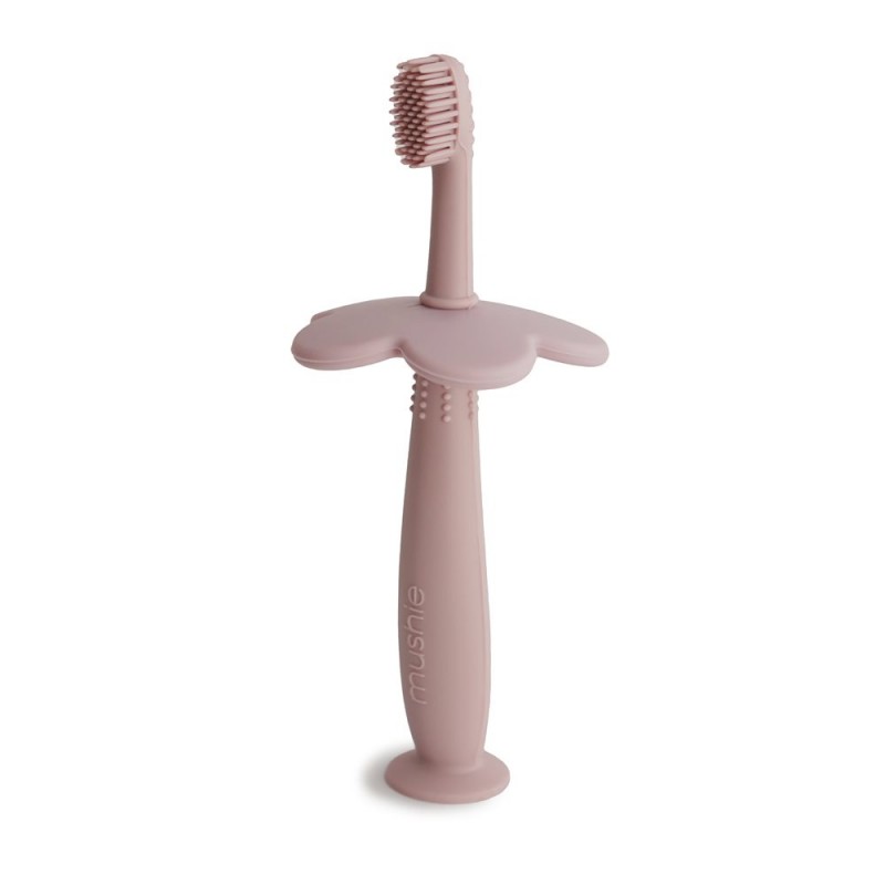 Mushie Cepillo de Dientes Didáctico Rosa