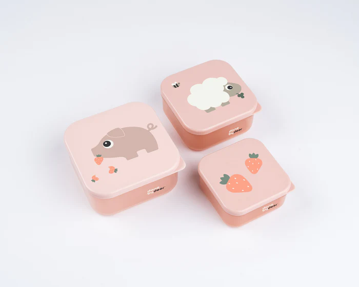 DoneByDeer Contenedores 3 pk Granja Rosa