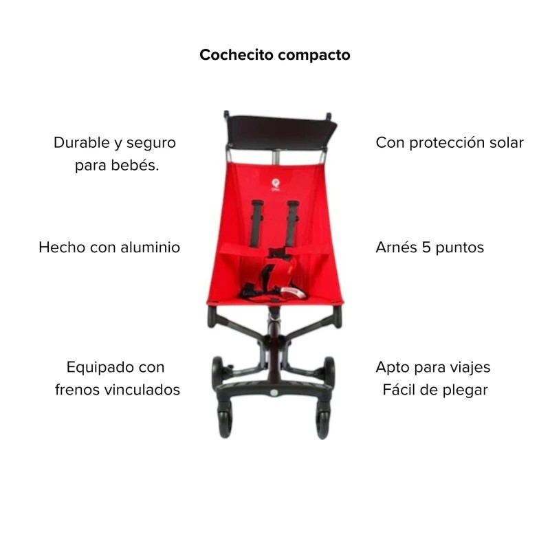 Qplay Coche de Paseo Ultra Compacto