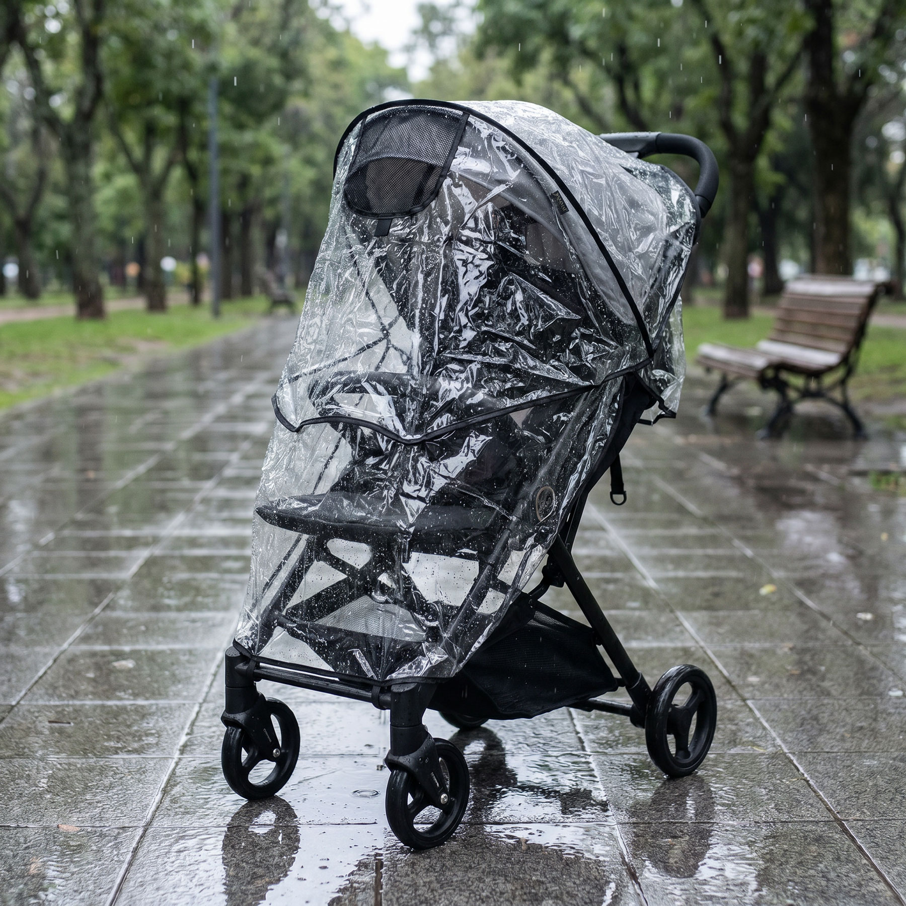 Bebesit Cubre lluvia para coche Universal