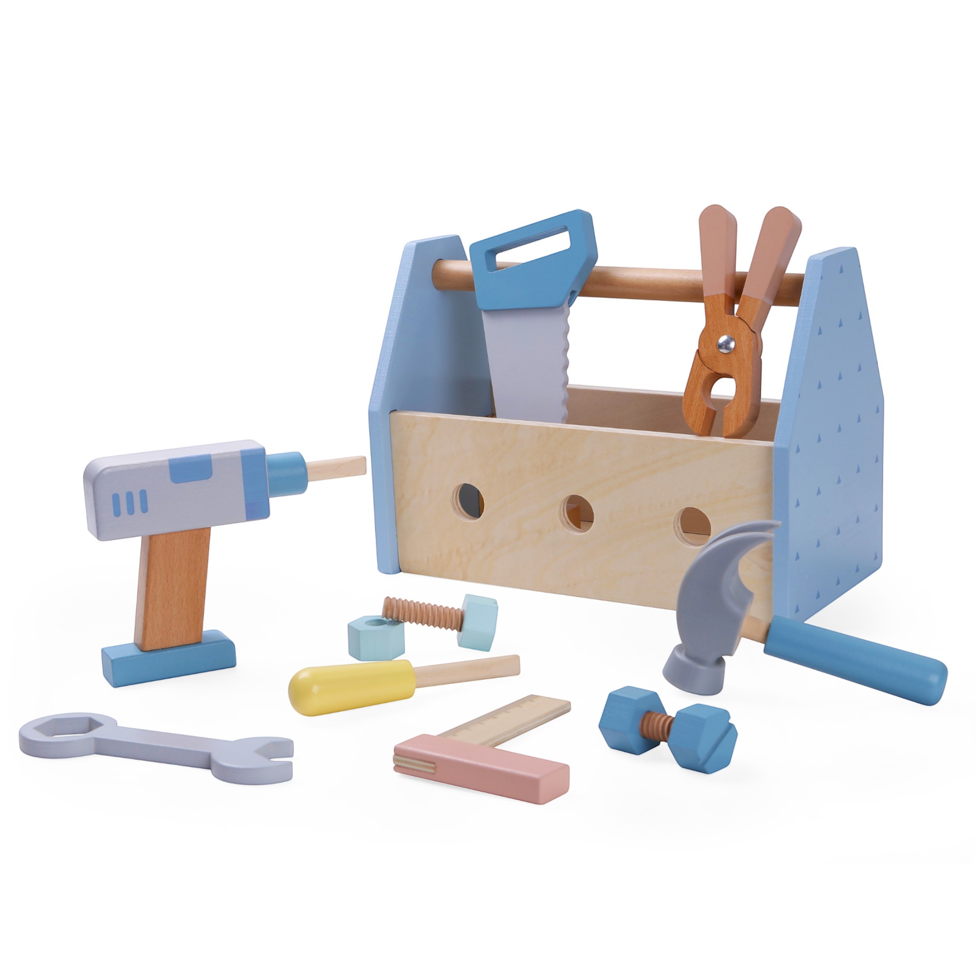 Edu Fun Set de Herramientas de Madera 12pzas