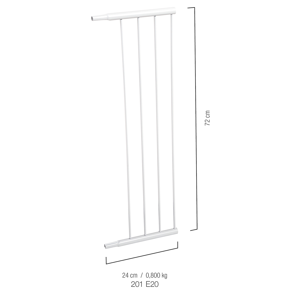 Bebesit Extensor de Portón 20cm