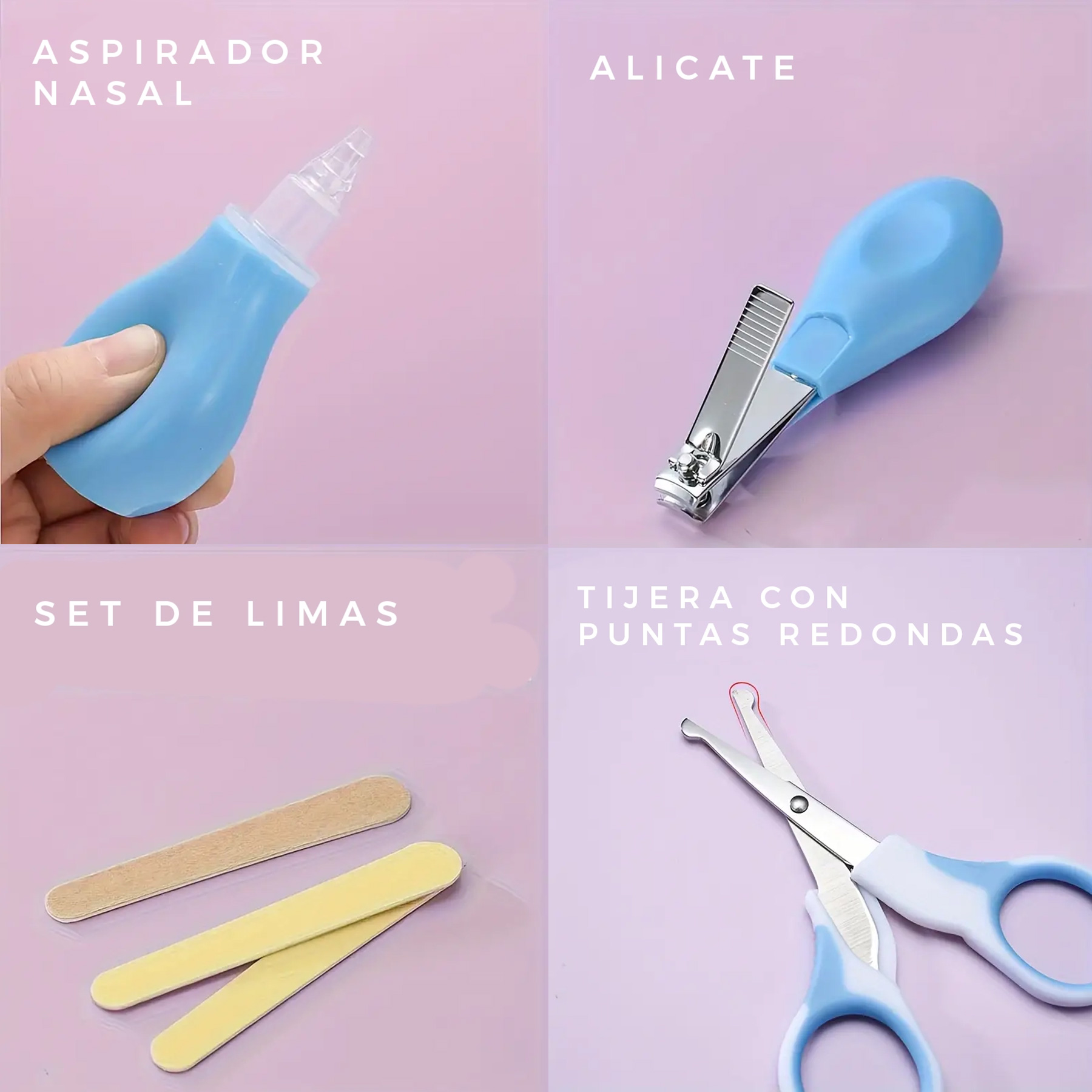Bebesit Set de Higiene con Accesorios para Bebé con Estuche