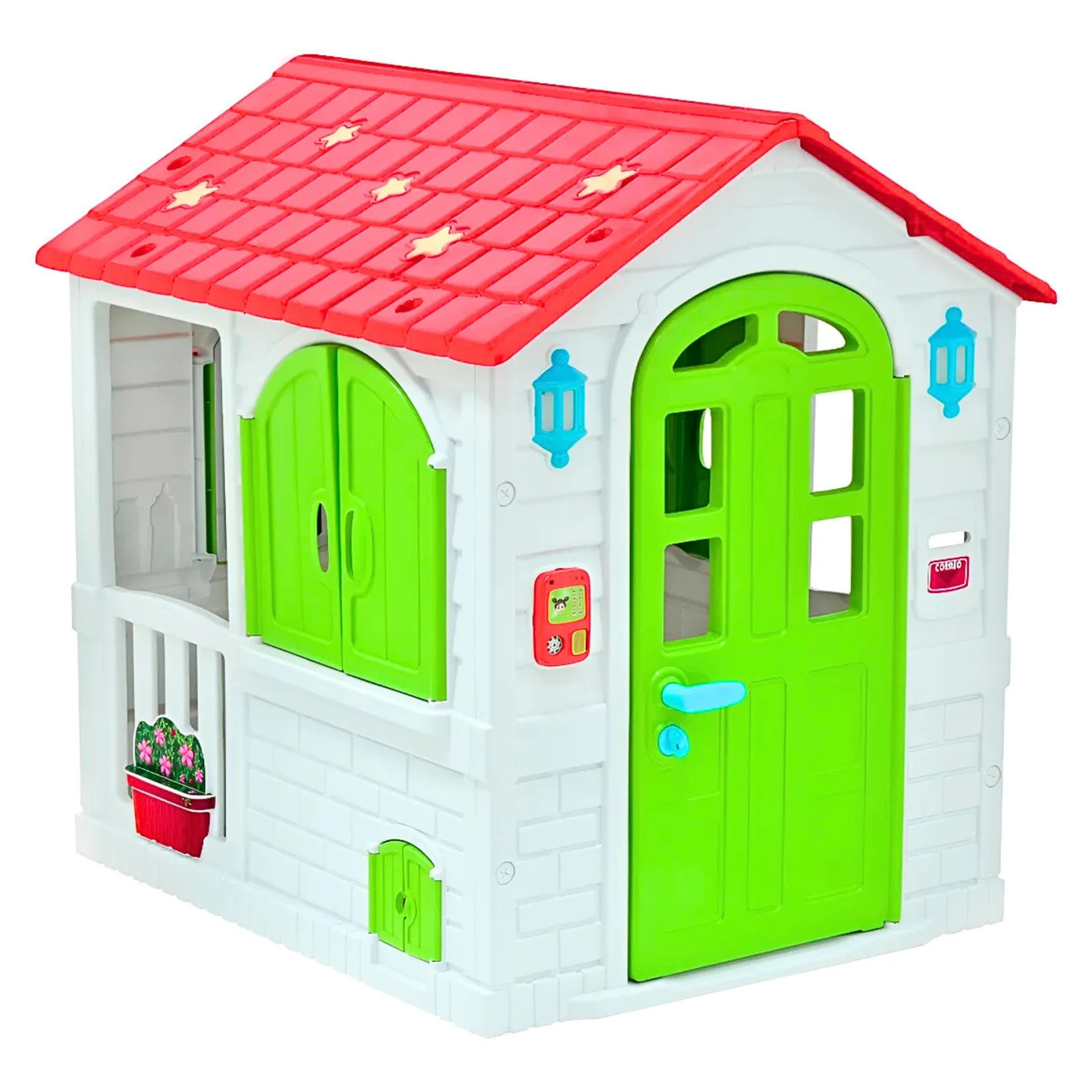 Bebesit Casa de Jardín y Mercado 2en1 Playhouse