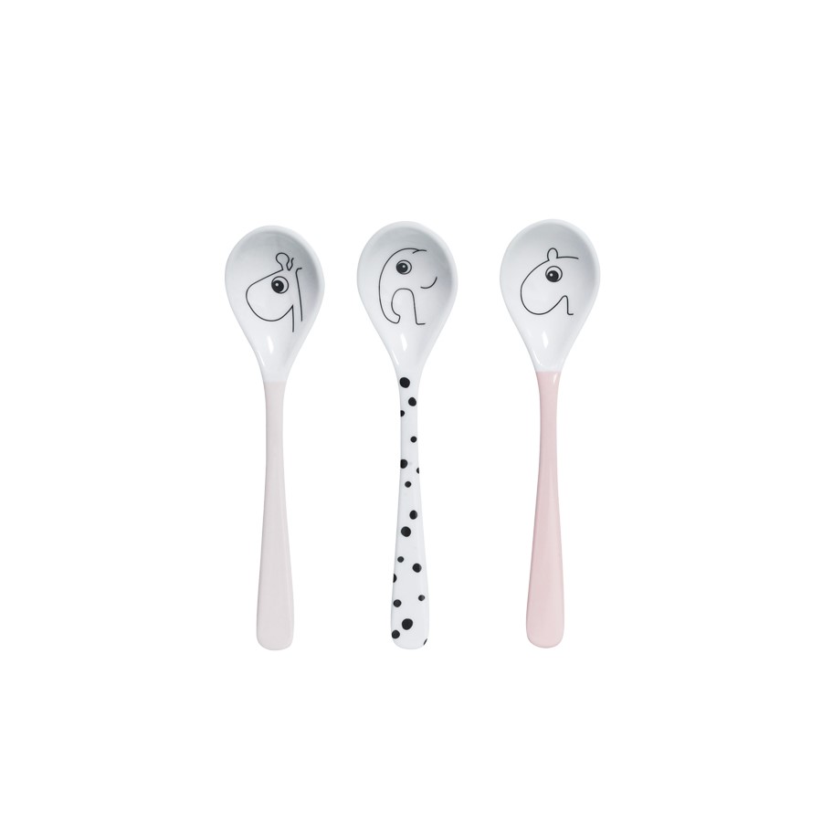 DoneByDeer Cucharas 3pzas Rosa