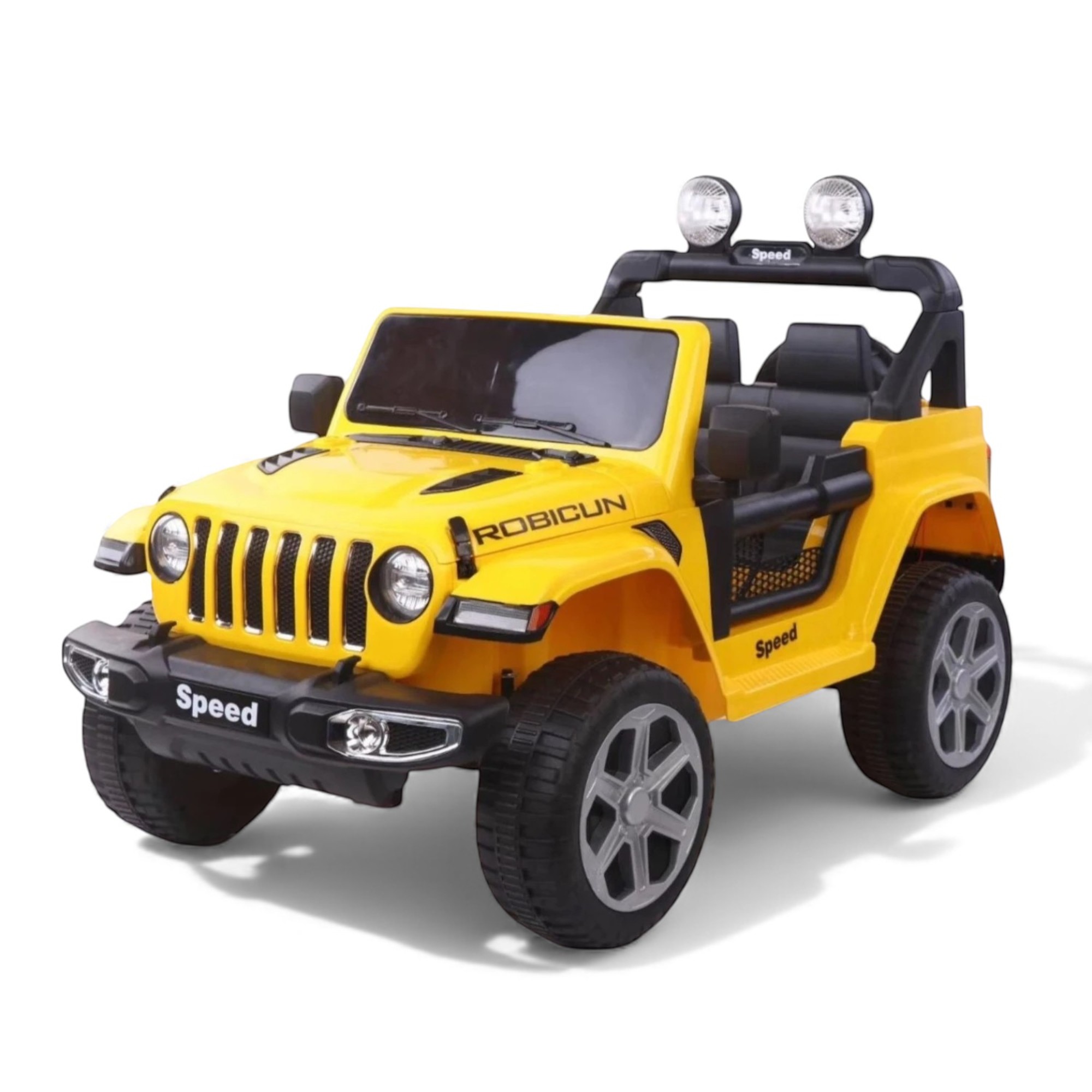 Bebesit Jeep Renegado a batería de 12v Amarillo