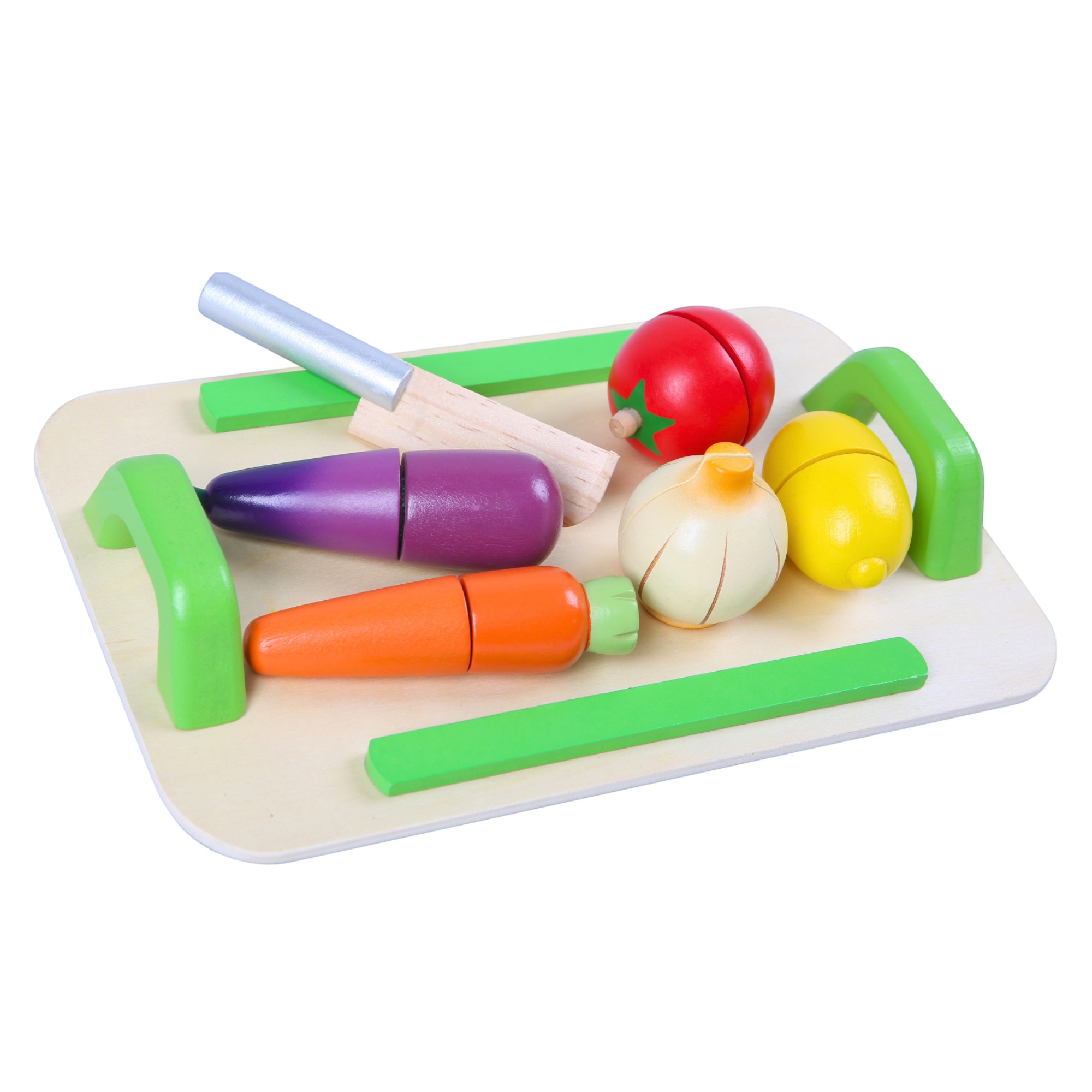 Edu Fun Set de Vegetales de Madera 12pzas