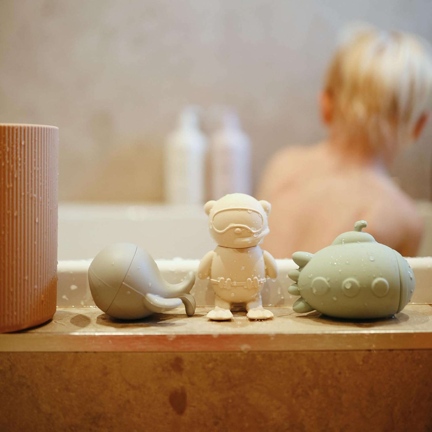 Mushie Juegos de Baño Vida Marina Multi