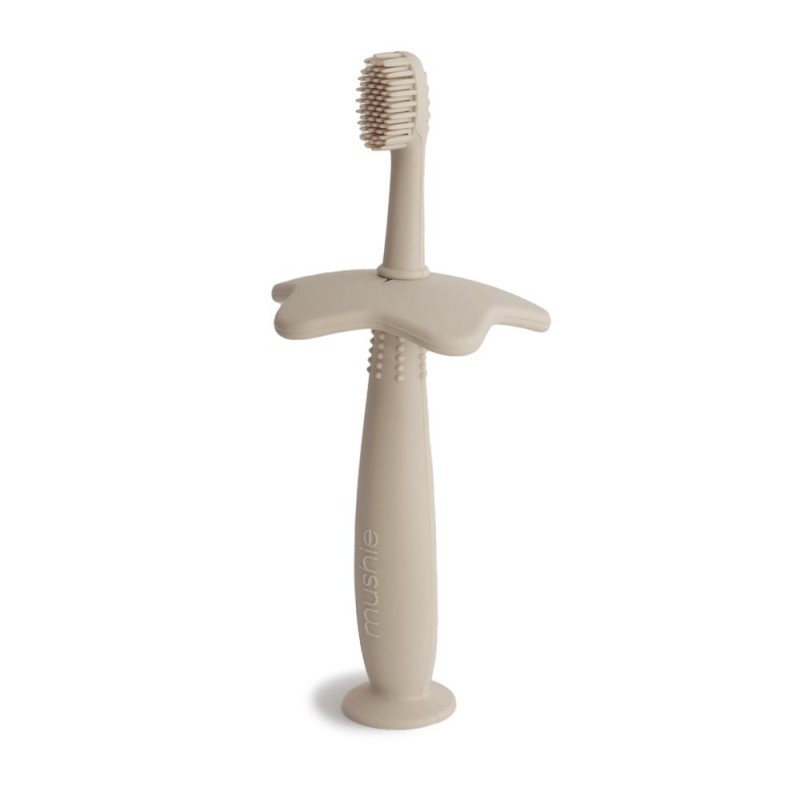 Mushie Cepillo de Dientes Didáctico Star Beige
