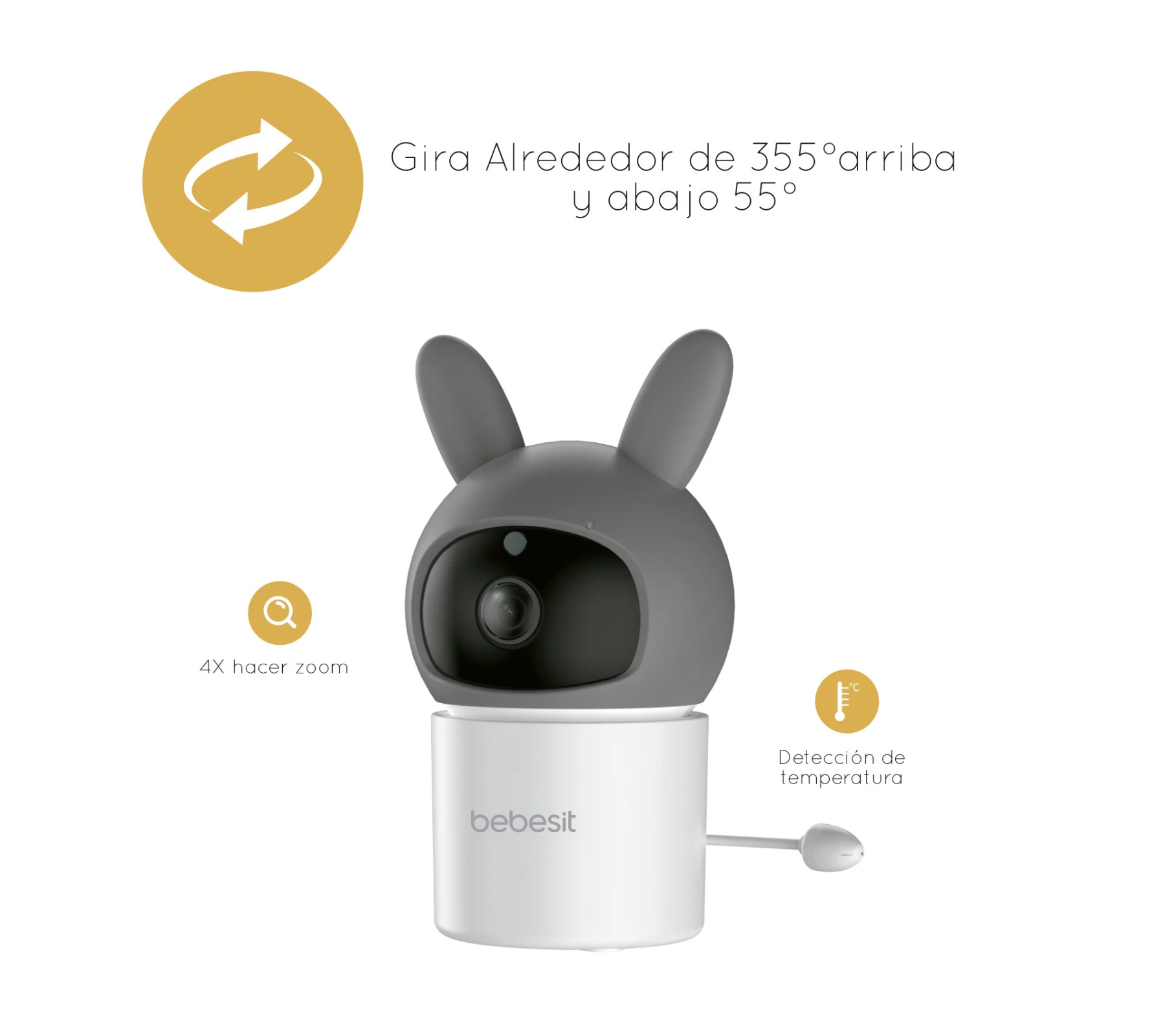 Bebesit SmartGuard PRO Baby Call Camara