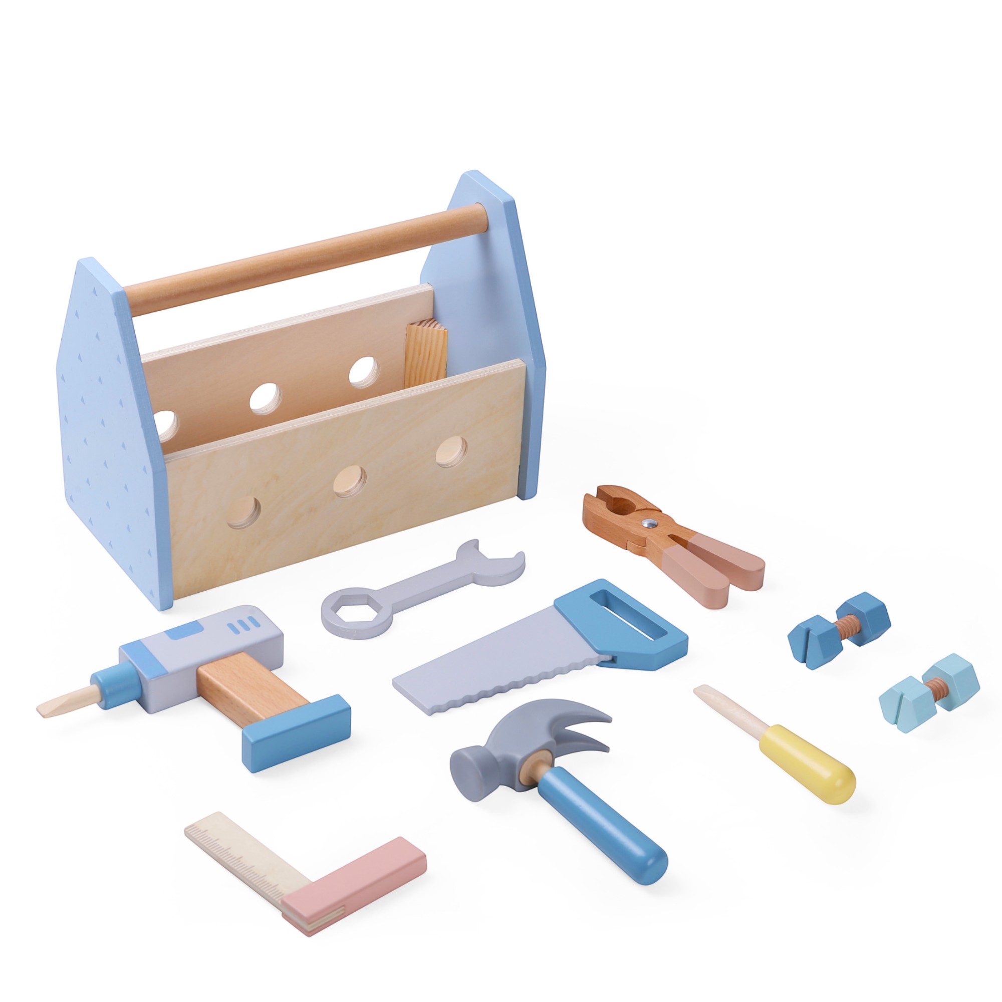 Edu Fun Set de Herramientas de Madera 12pzas